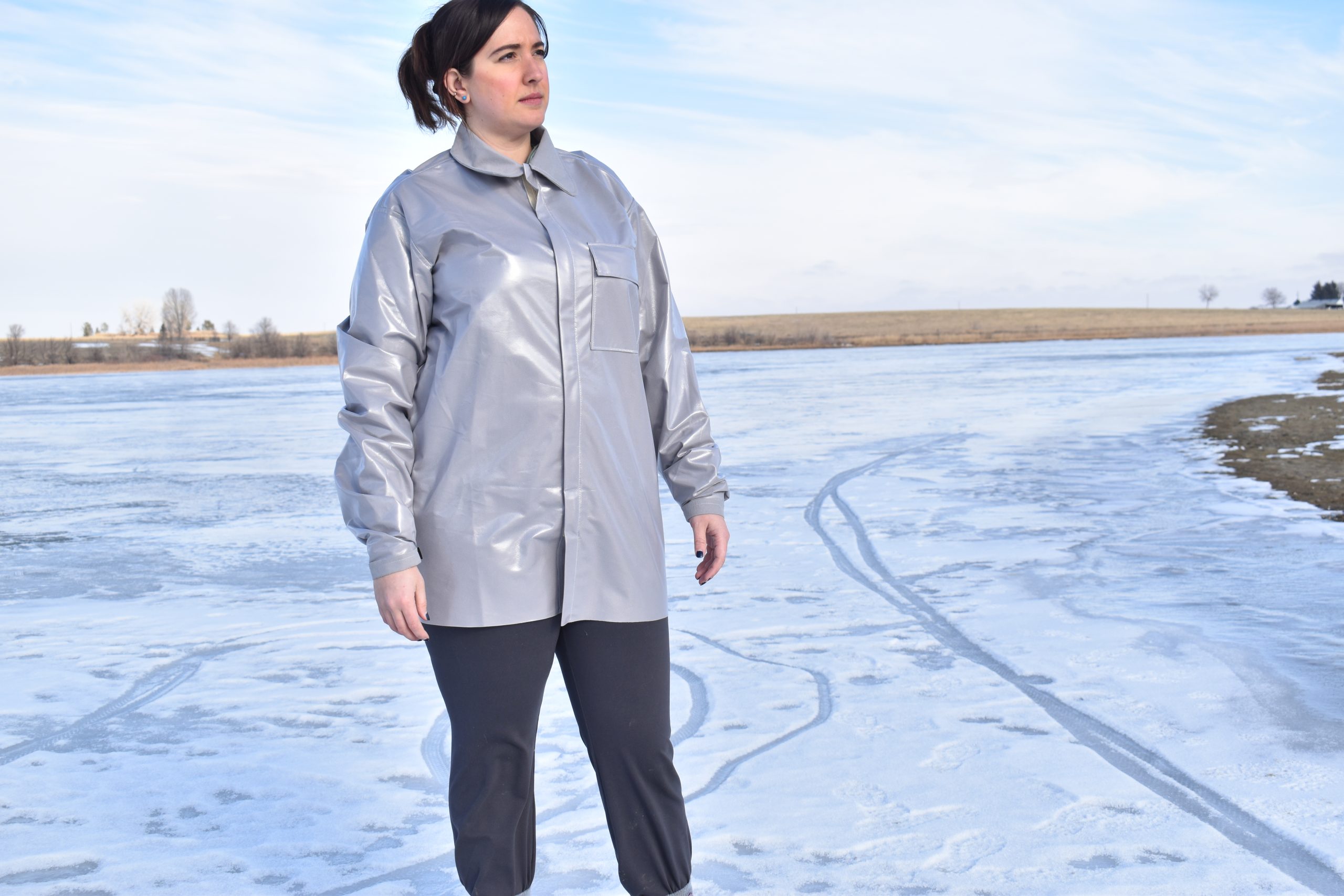 DSC_0180 woman in vapor barrier